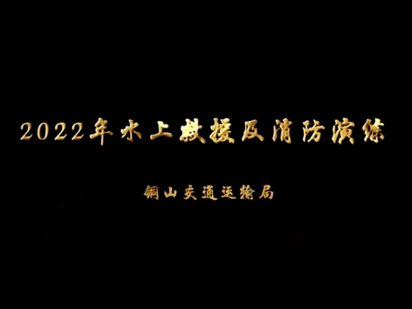 亚安保安服务公司协助铜山水上消防中队进行水上消防救援演练